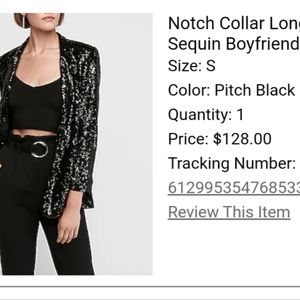 Express Sequin blazer